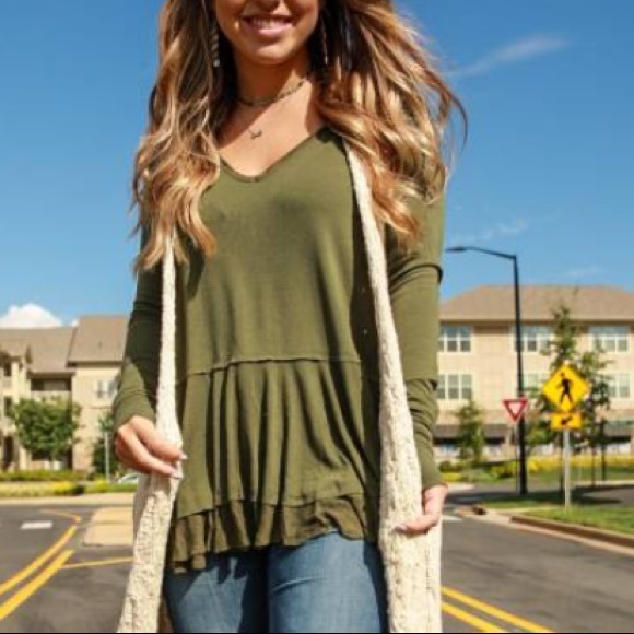 Free People Tops - Free People Tangerine tee